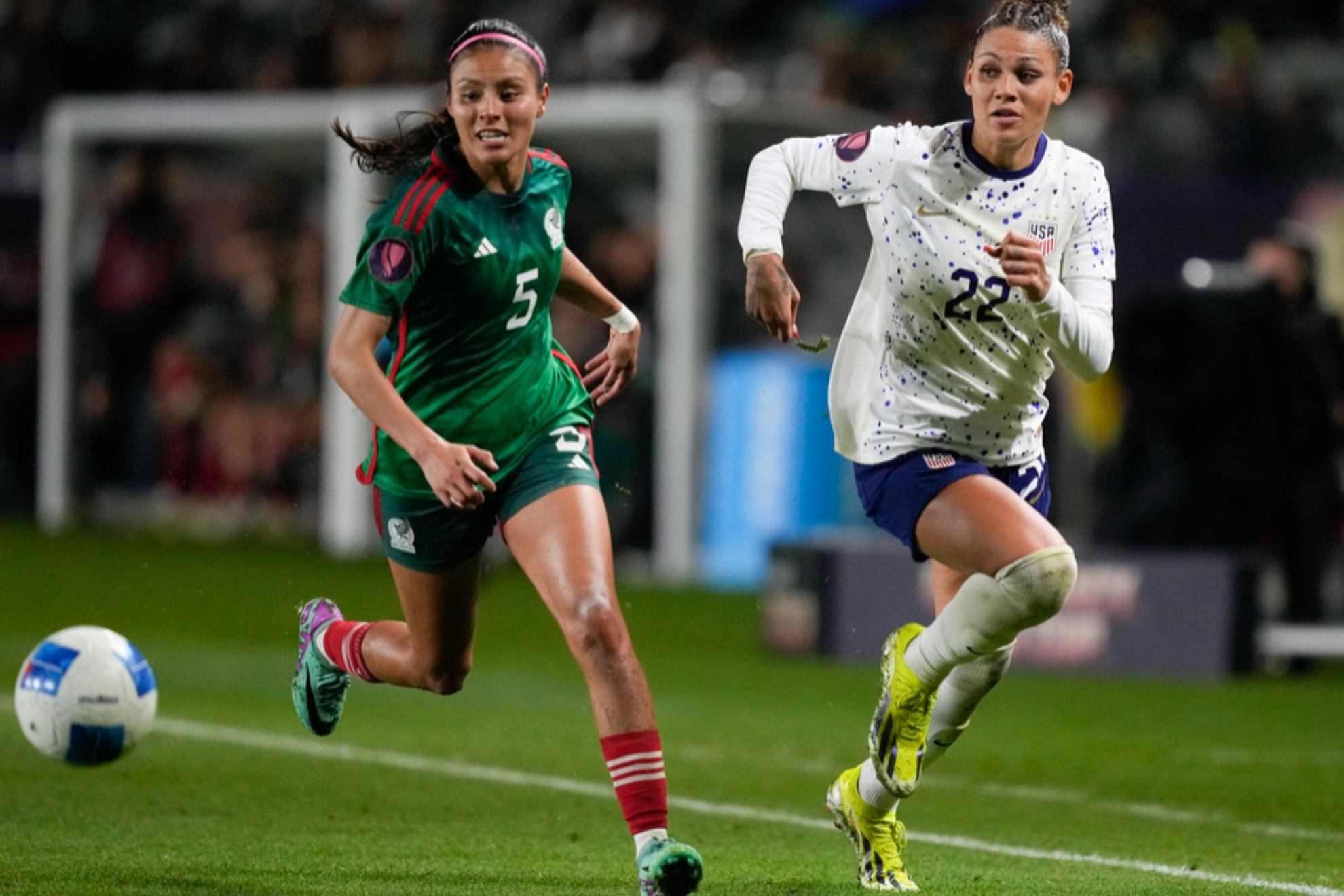 Mexico beat the United States 0-2 in the last group game of the CONCACAF Womens Gold Cup