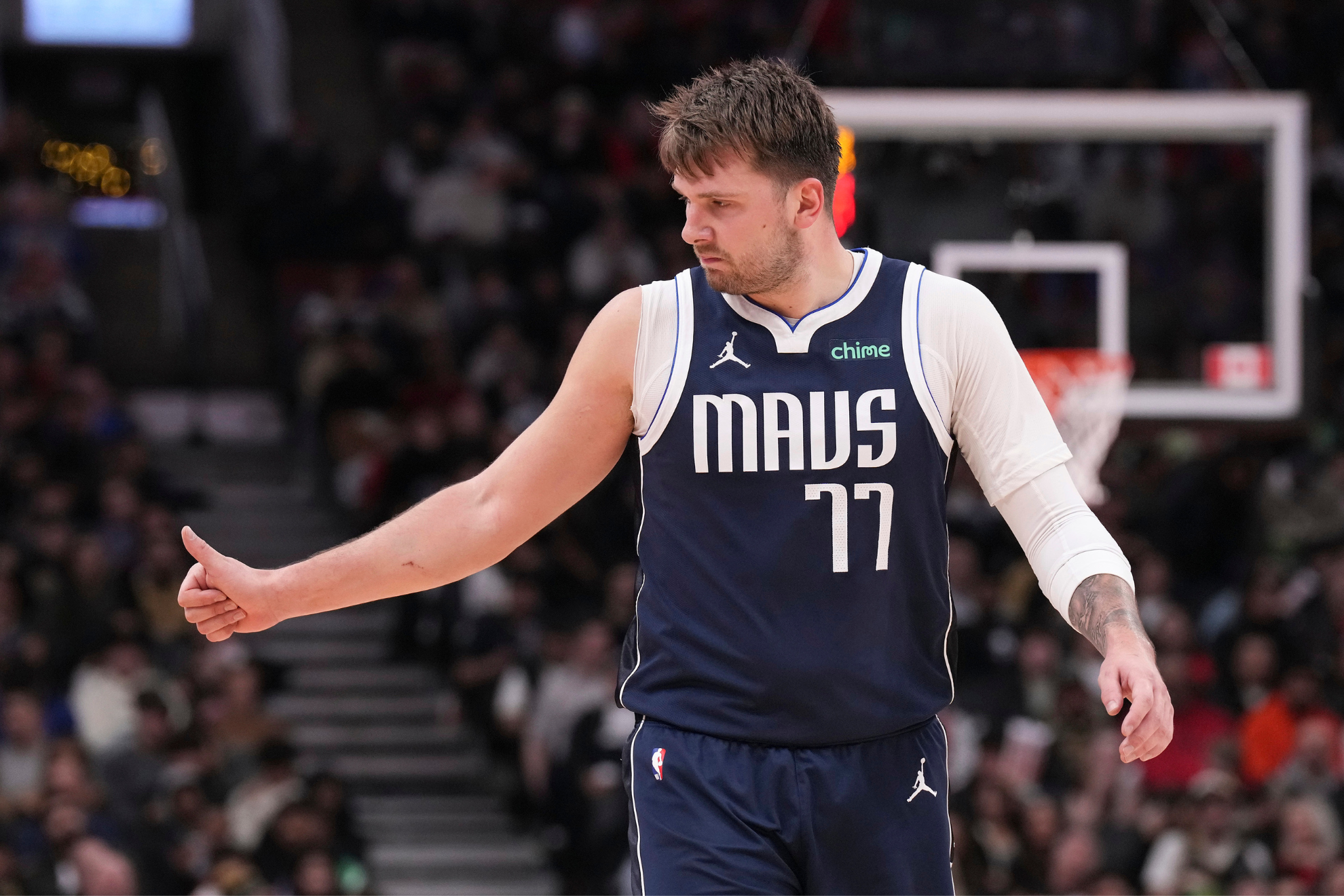 Doncic on Wednesday recorded his 11th triple-double of the season.