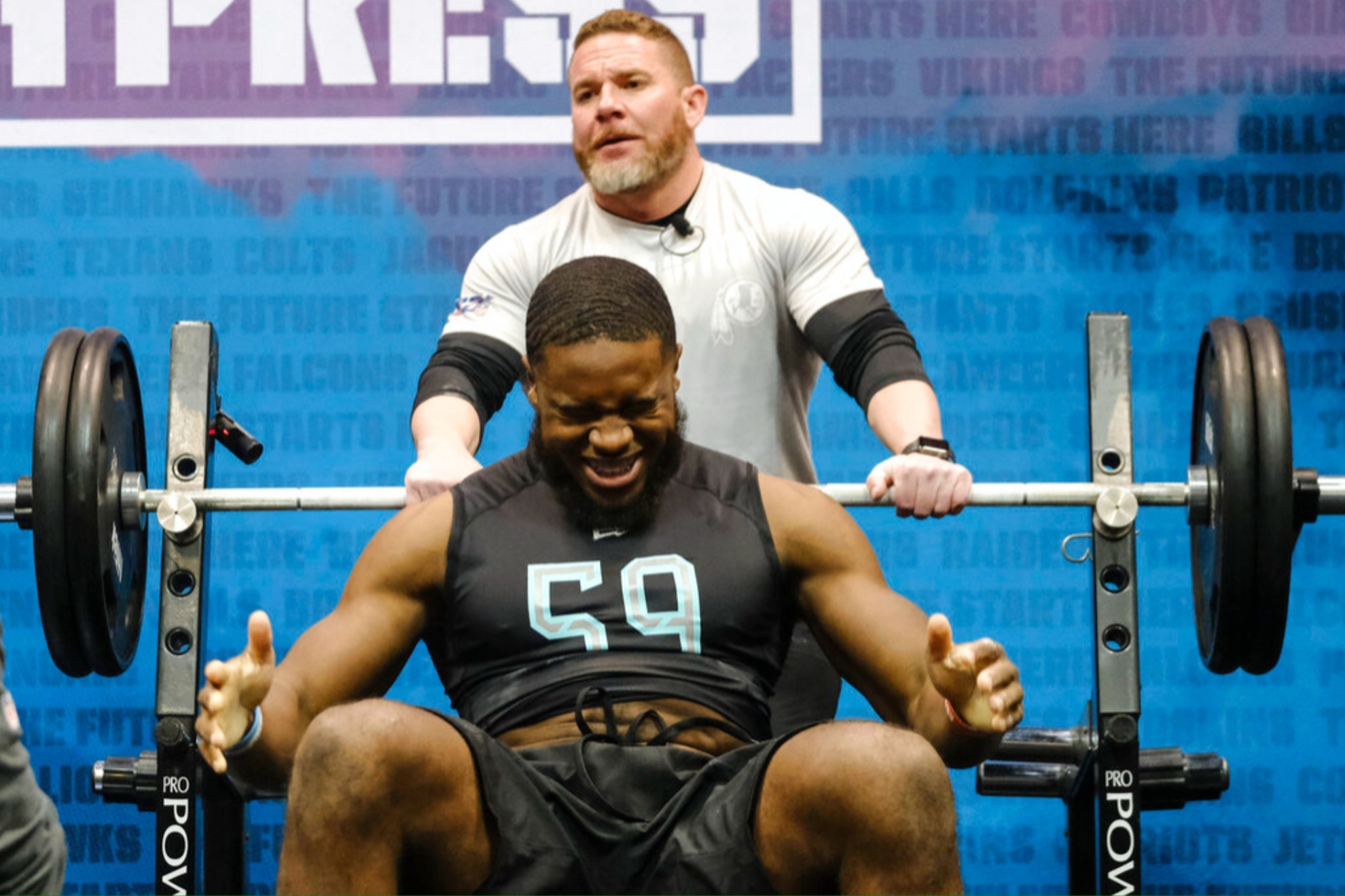 The bench press is a staple test in the NFL Scouting Combine