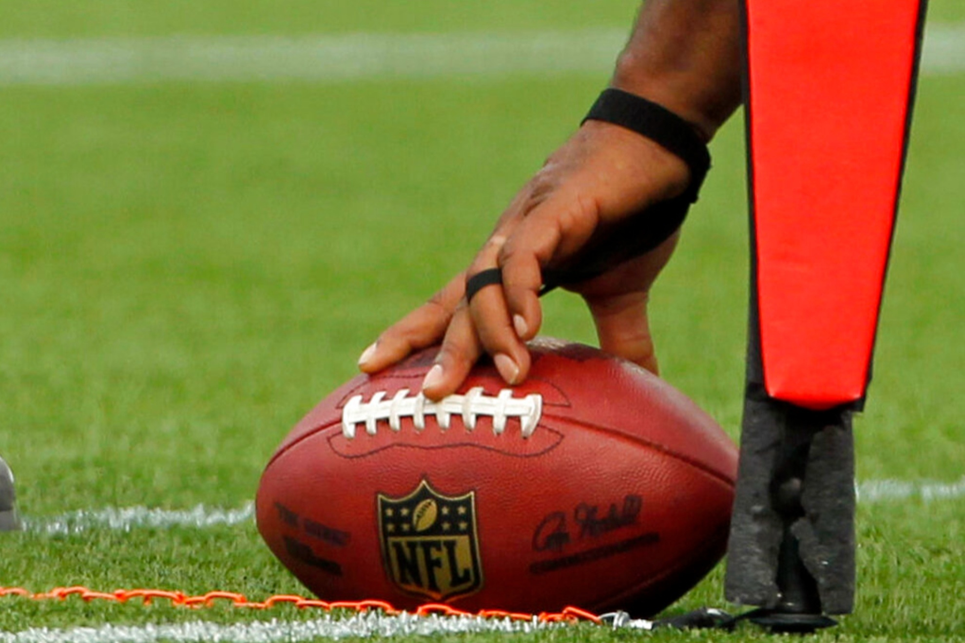 The NFL uses 10-yard chains to measure first downs