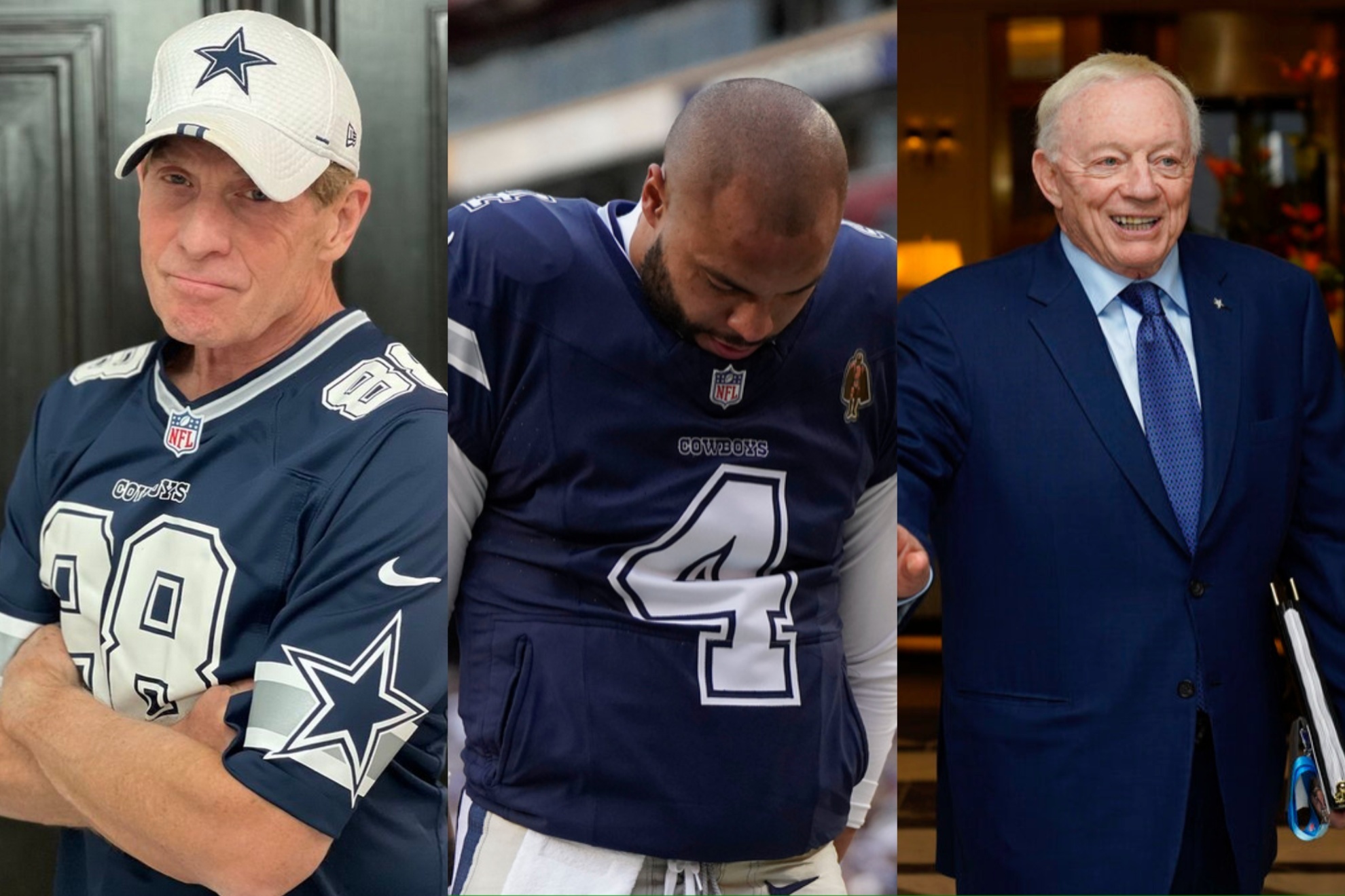 Skip Bayless (L) is furious that Jerry Jones will give Dak Prescott a contract extension.