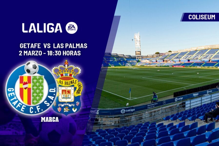 Getafe - Las Palmas: horario, dónde ver hoy en TV y canal del partido de  LaLiga EA Sports