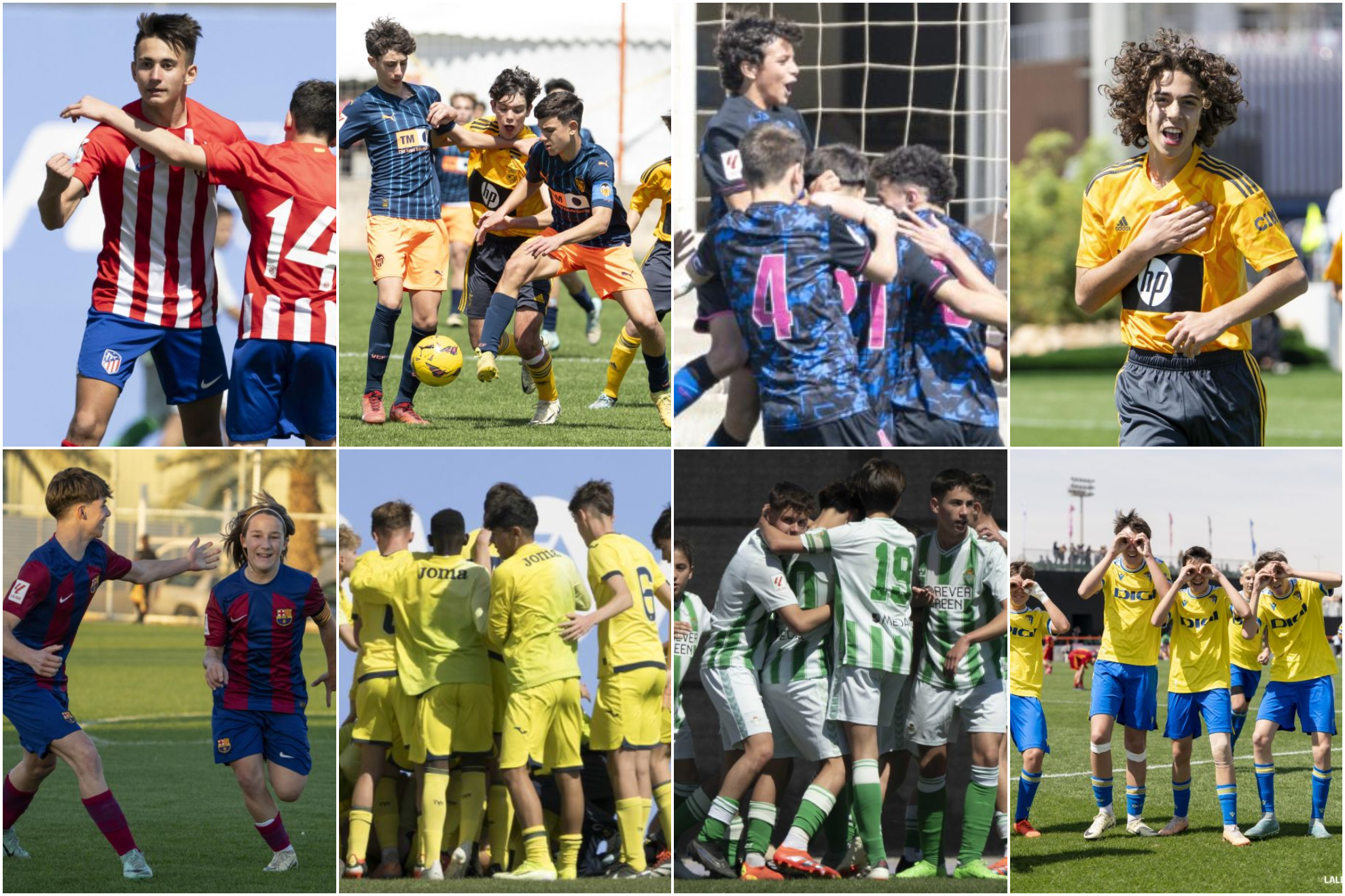As quedan los cuartos de LaLiga FC Futures Riad 2024: Atltico-Valencia y Bara-Villarreal, partidos estrella