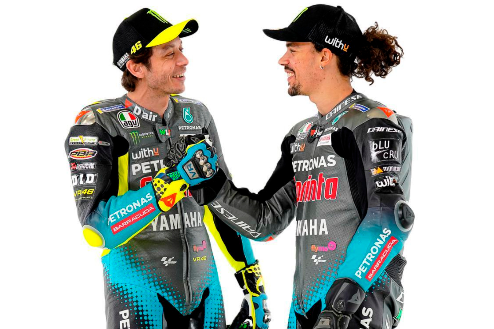 Rossi y Morbidelli, en 2021.