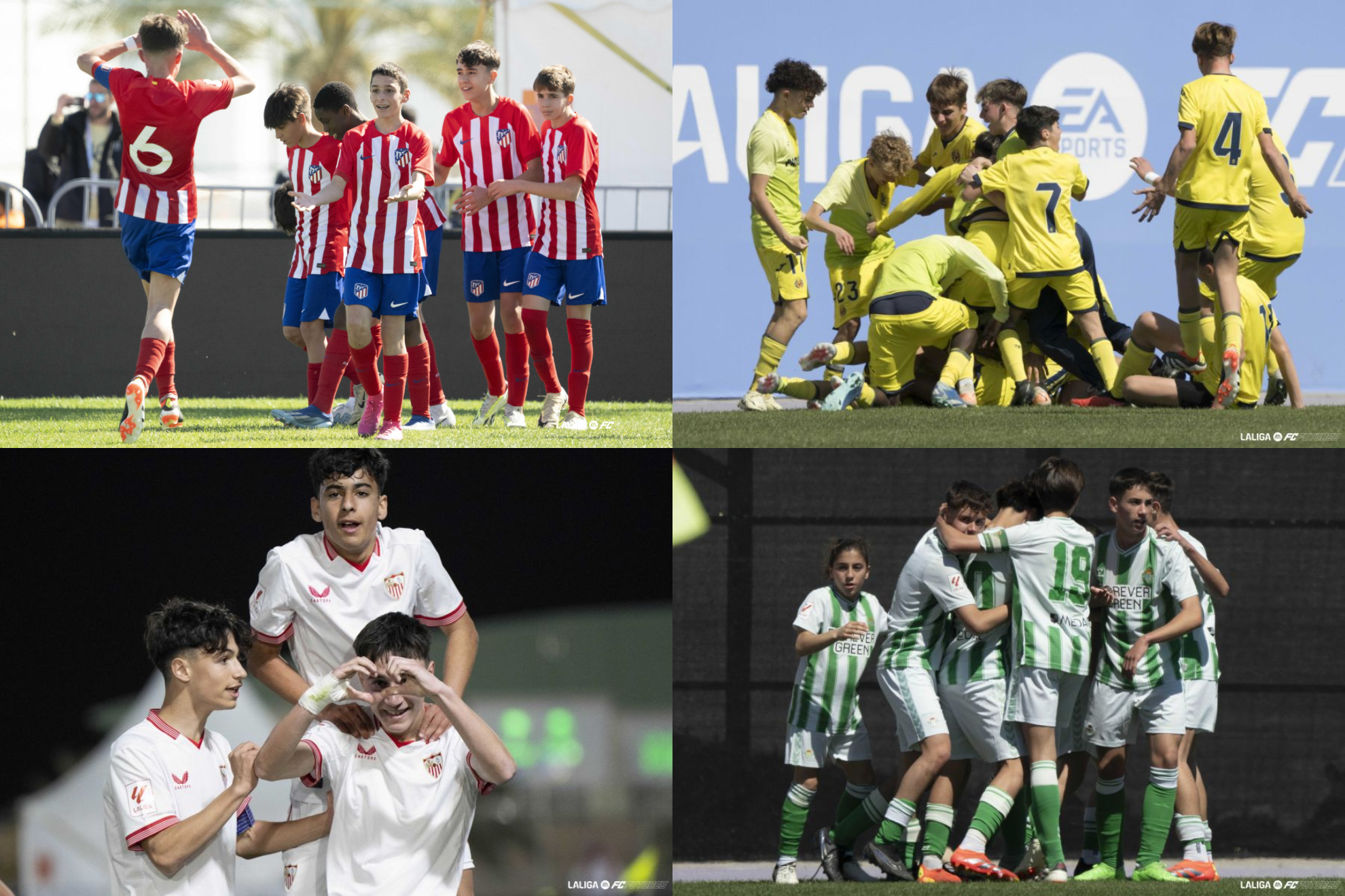 Atltico, Villarreal, Sevilla y Betis, semifinalistas de LaLiga FC Futures.