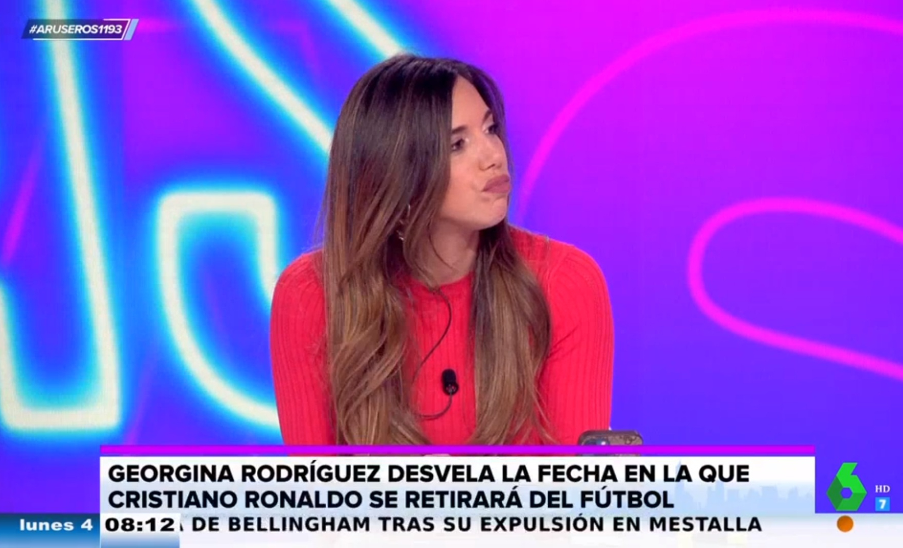 Georgina homenajea a Cristiano Ronaldo en la Semana de Moda de Pars: "Quiz lo suyo no es desfilar"