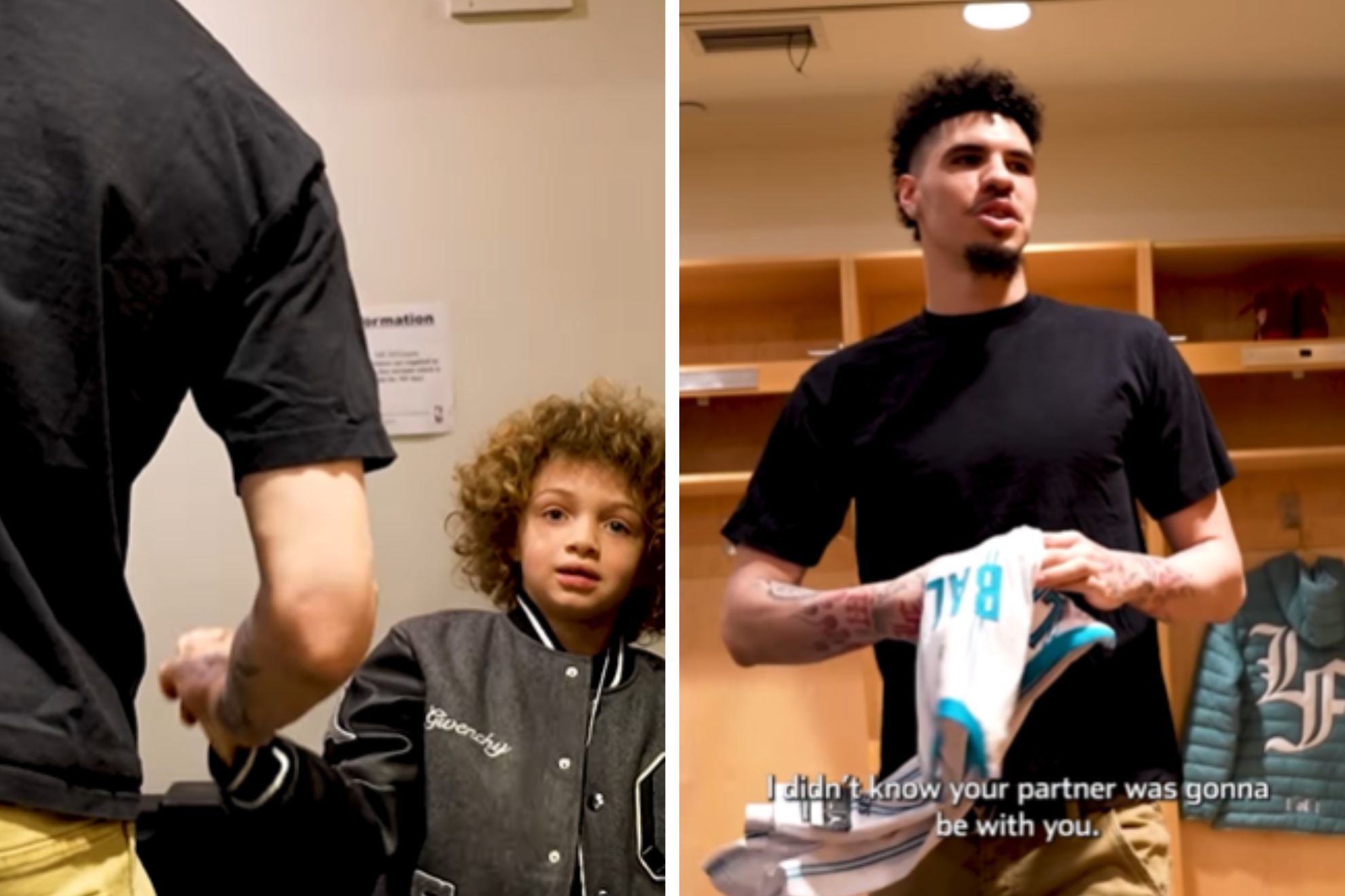 LaMelo Ball once again surprises rapper Drakes son Adonis with Hornets gear