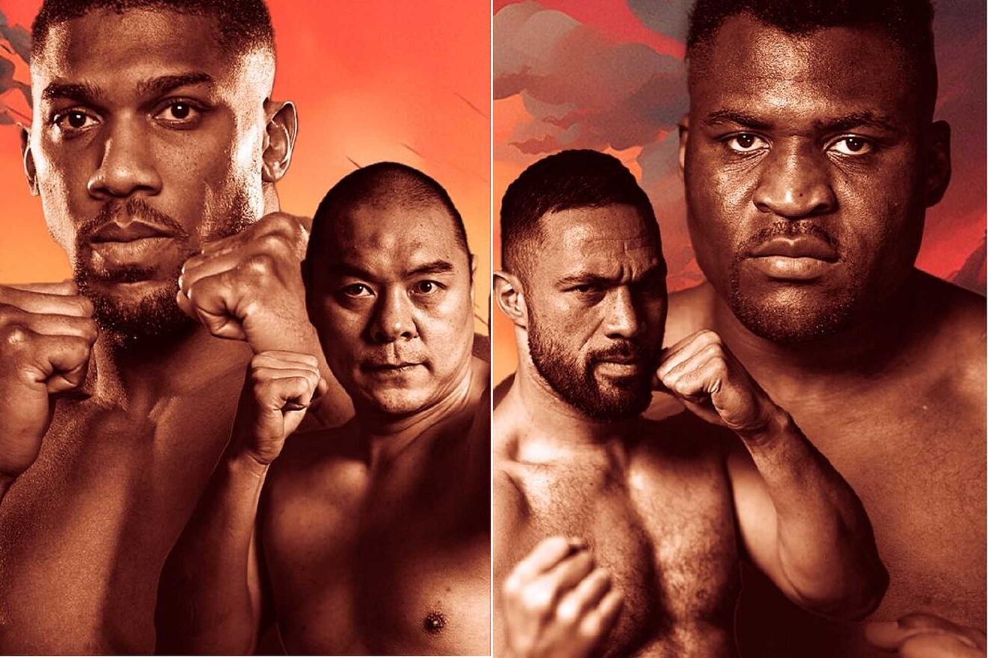 What is the lineup for Joshua vs Ngannou?