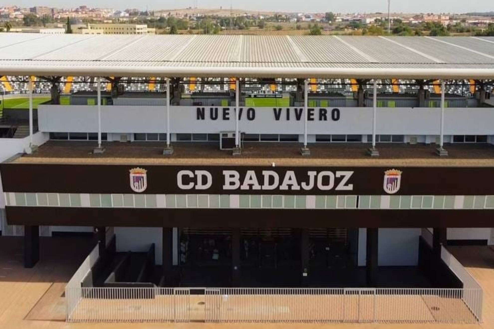 El estadio Nuevo Vivero, casa del CD Badajoz.