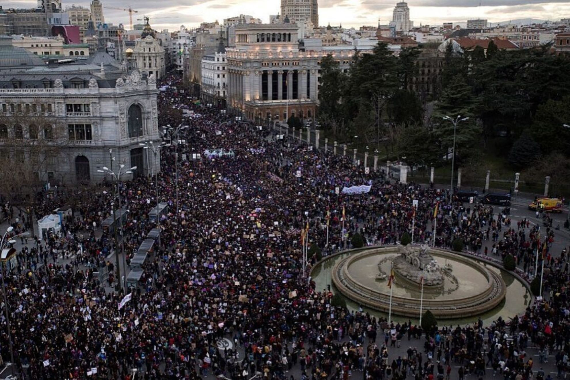 Da de la Mujer: horarios, cortes de trfico y calles cortadas por las manifestaciones del 8M en Madrid