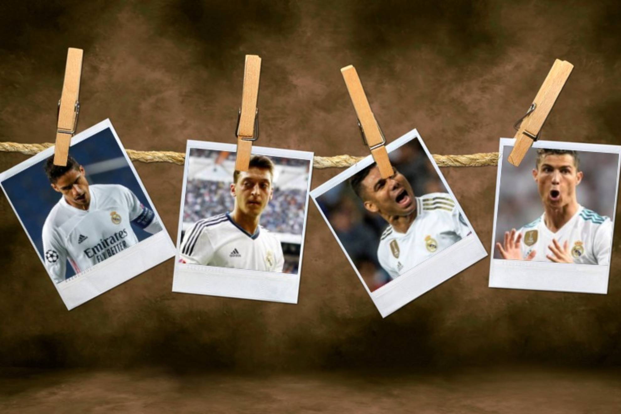 Varane, Ozil, Cristiano Ronaldo, Casemiro