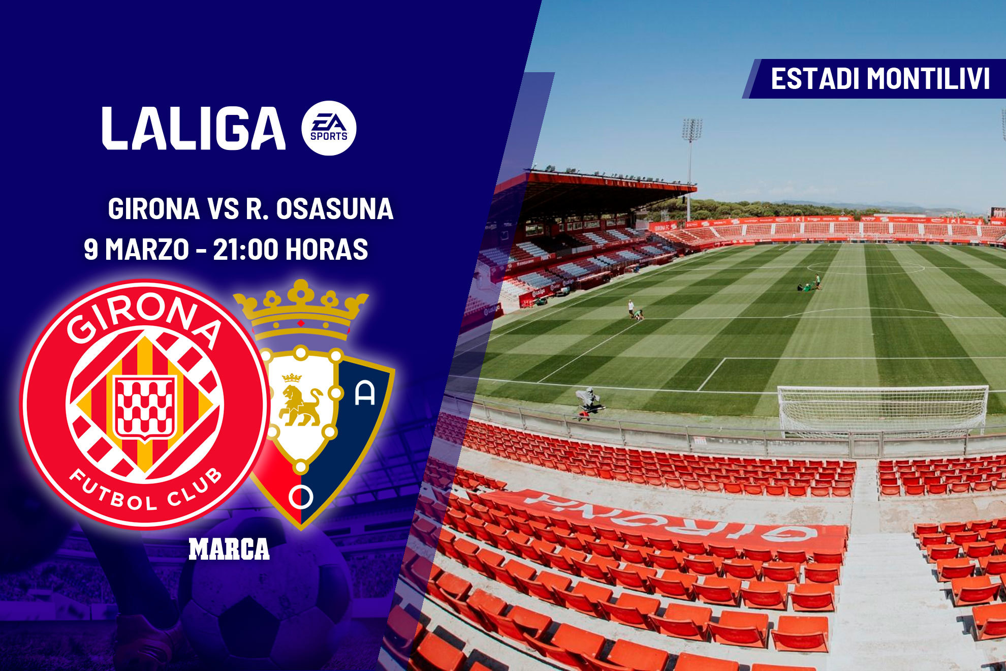 Girona - Osasuna: resumen, resultado y goles