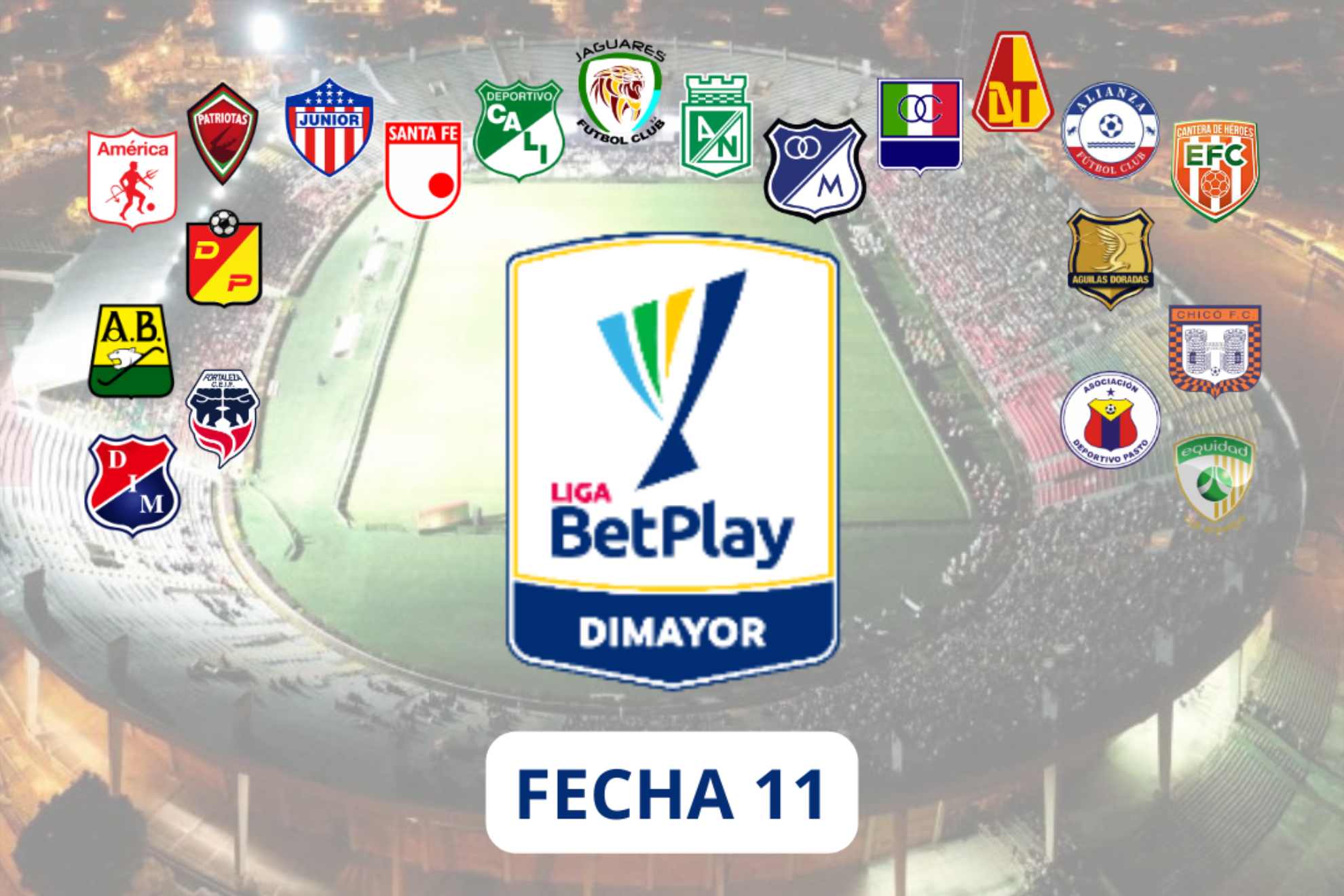 Partidos y posiciones Liga BetPlay 1-2024 - fecha 11 (Gobernacin del Tolima - Clubes FPC - Liga BetPlay)