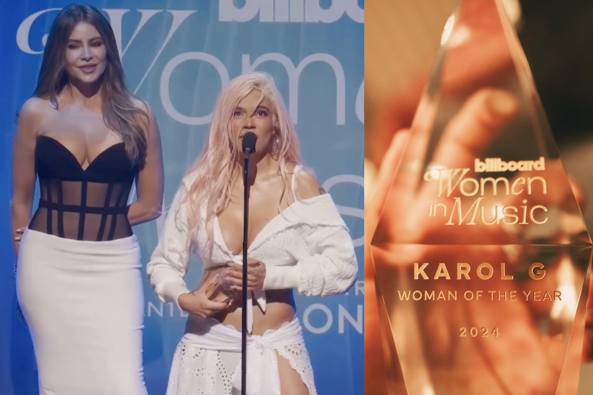 Karol G y su fuerte discurso como Mujer del Ao para Billboard (Instagram: Karol G)