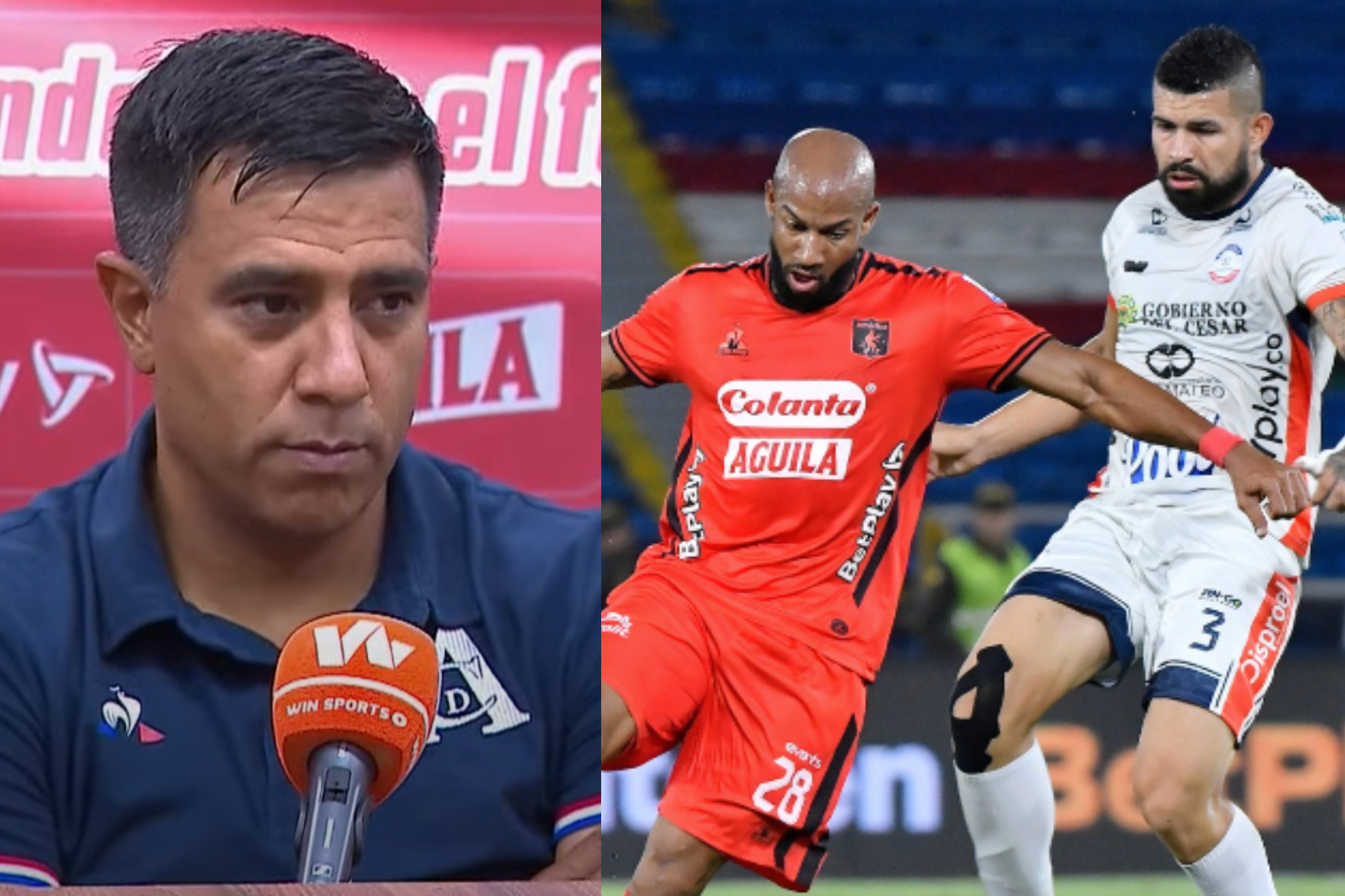 Periodistas se cruzaron con Csar Faras despus de Amrica vs. Alianza FC (Dimayor)
