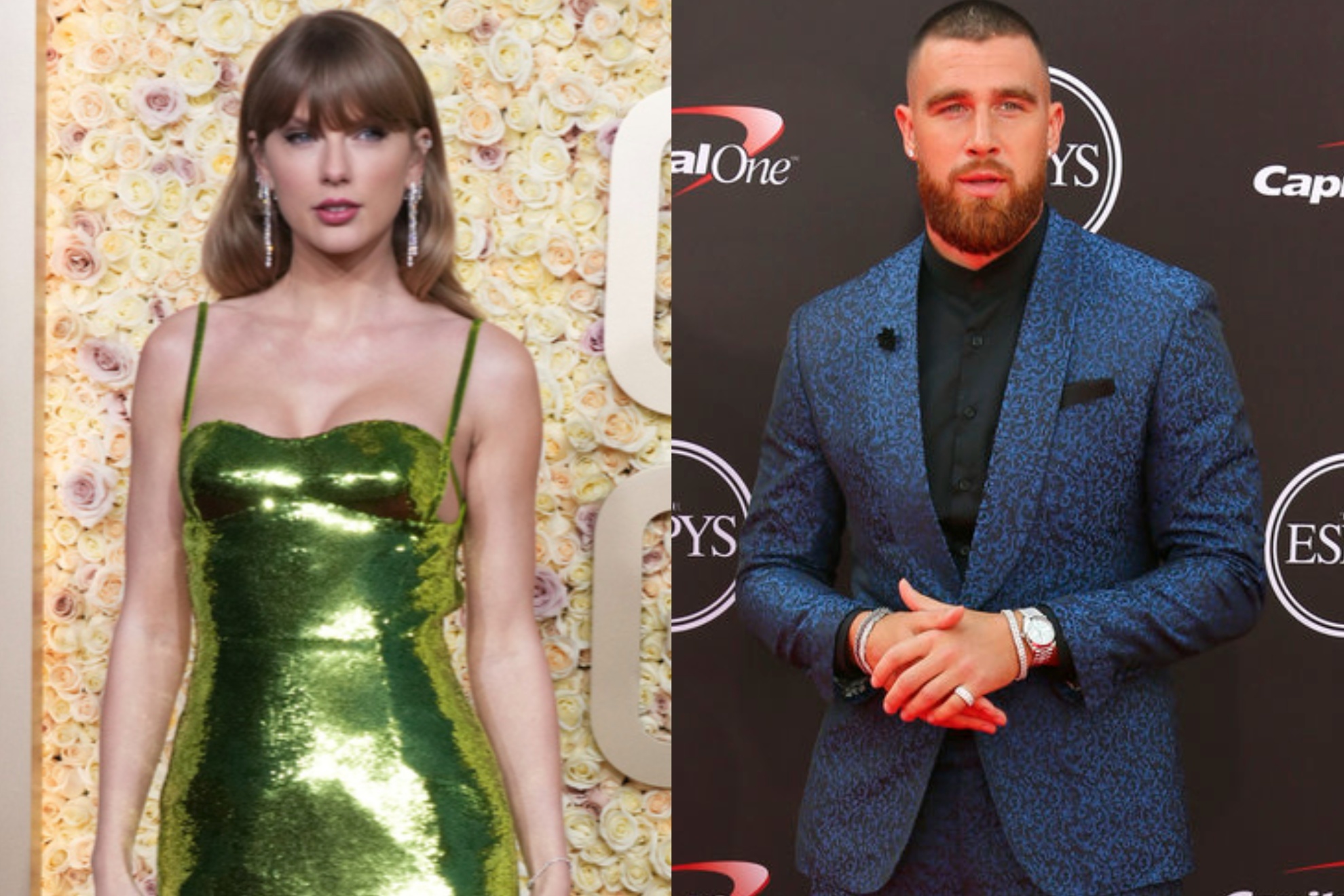 Taylor Swift and Travis Kelce made their Hollywood party debut on Sunday night