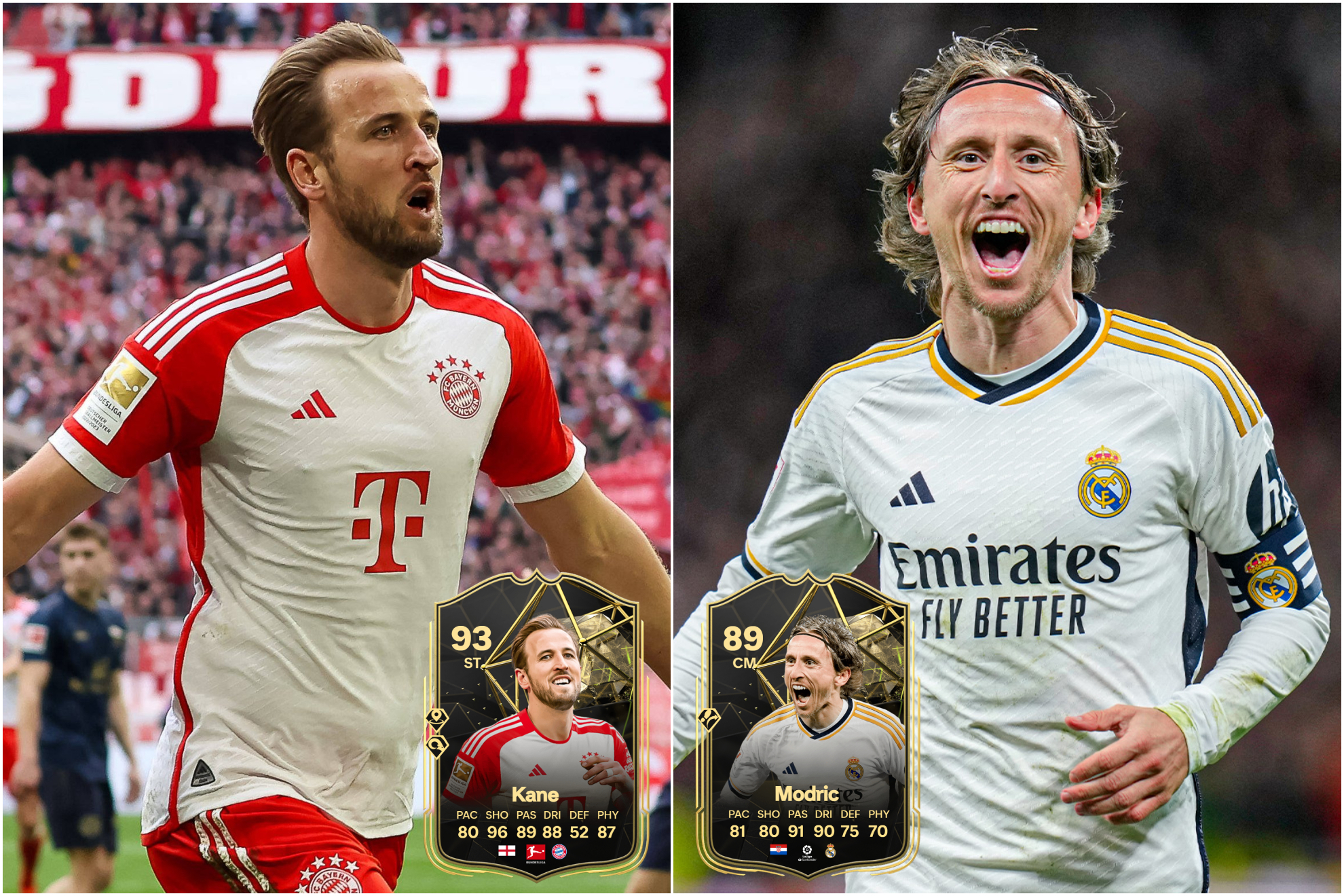 Luka Modric y Harry Kane son las estrellas del TOTW 26 de EA Sports FC 24