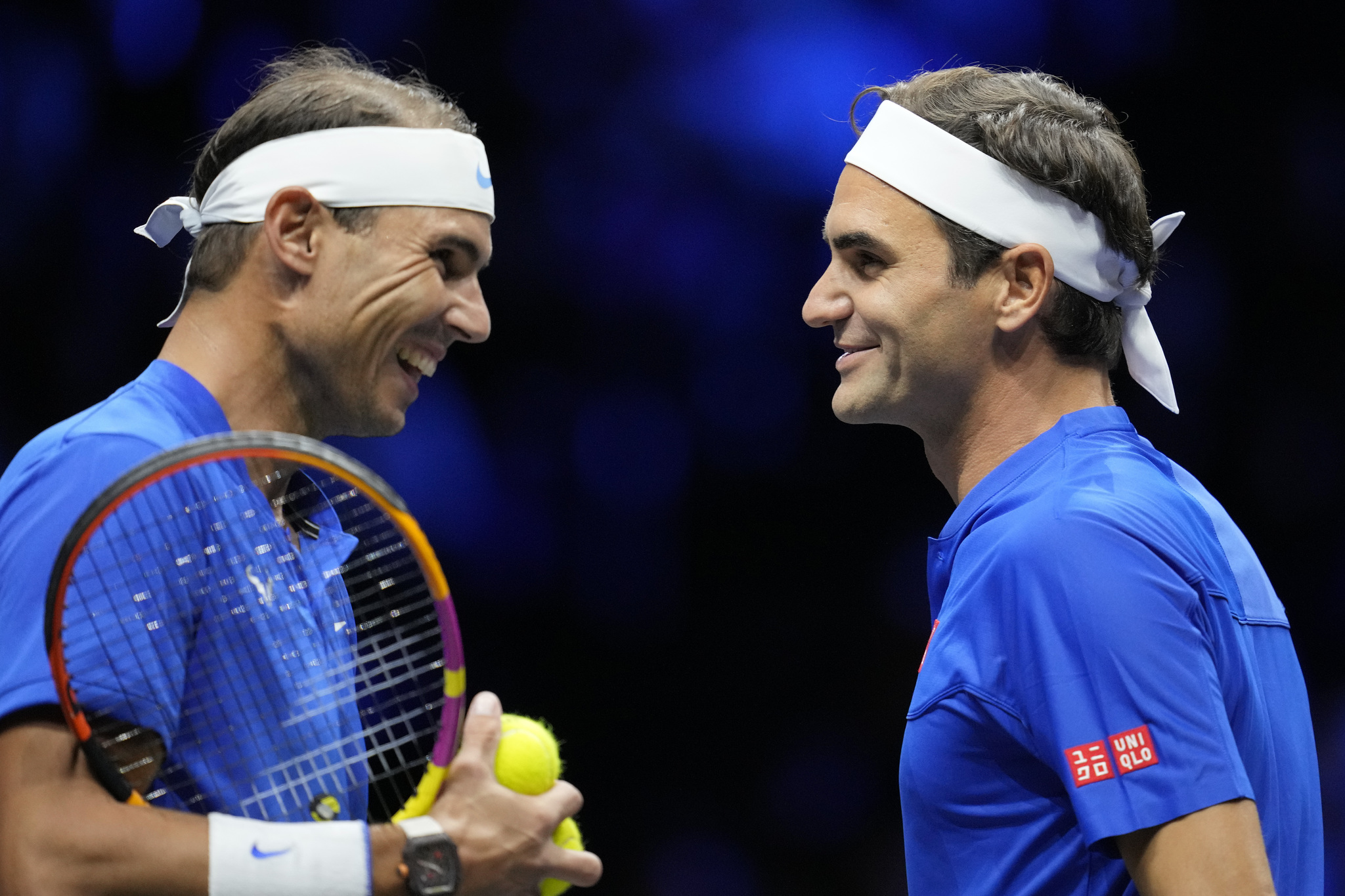 Nadal and Federer.
