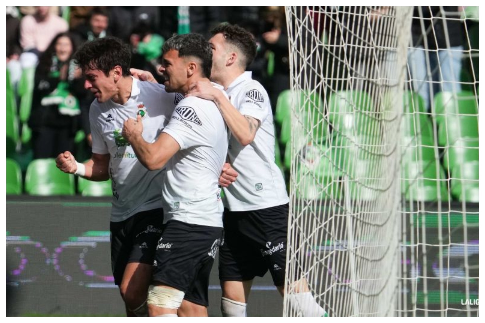 Sangalli celebra su gol al Tenerife... clave en la remontada