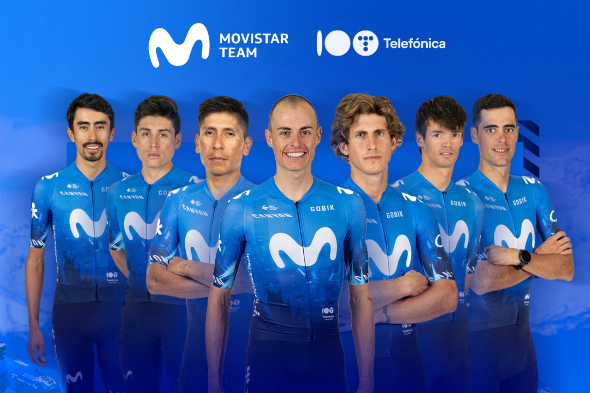 Seleccin de Movistar Team para la Volta a Catalunya.