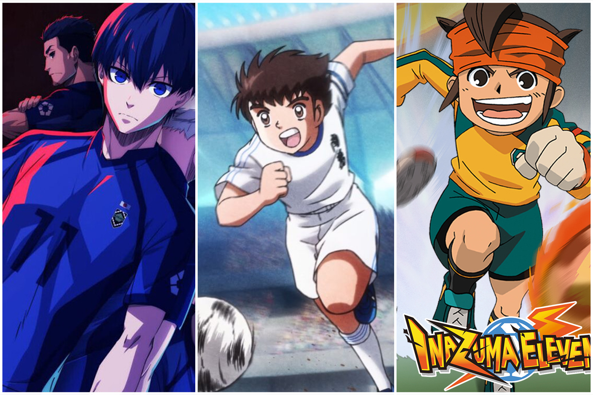 Las mejores series anime de ftbol de la historia: Blue Lock, Inazuma Eleven, Captain Tsubasa...