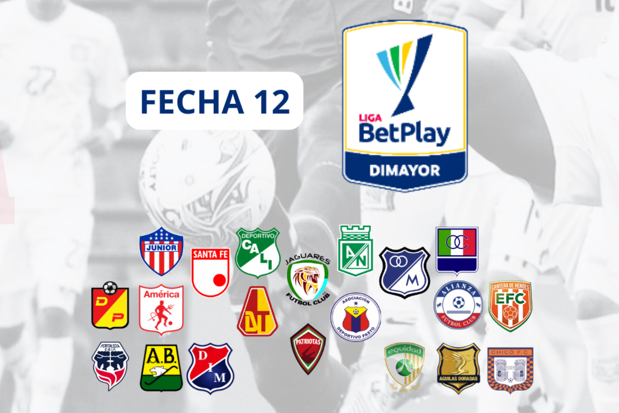 Partidos y posiciones Liga BetPlay 1-2024 - fecha 12 (Instagram: Dimayor - Clubes FPC - Liga BetPlay)