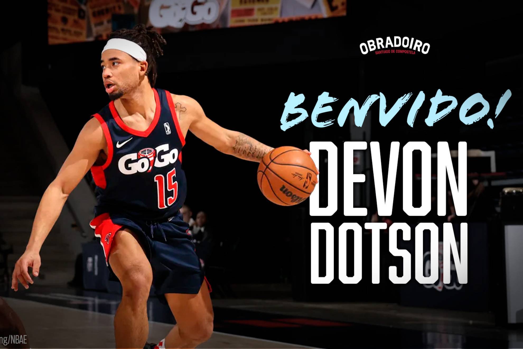 Devon Dotson, con el Capital City Go-Go, filial de los Wizards en la G-League de la NBA
