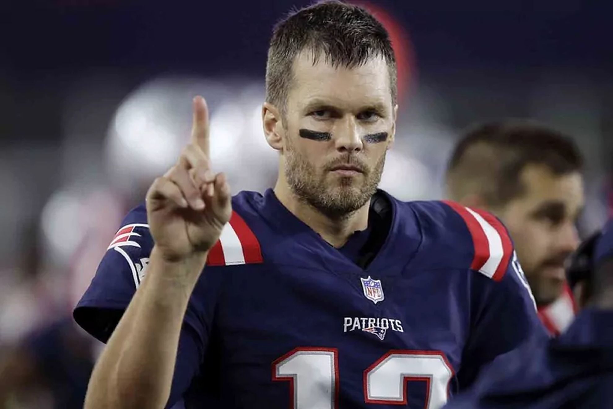 Tom Brady with the New England Patriots