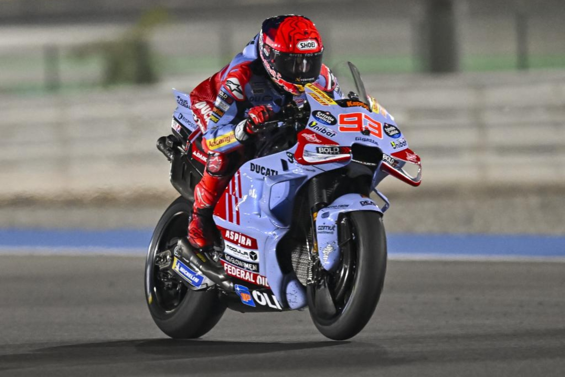 Marc Mrquez, con la Ducati en Qatar.
