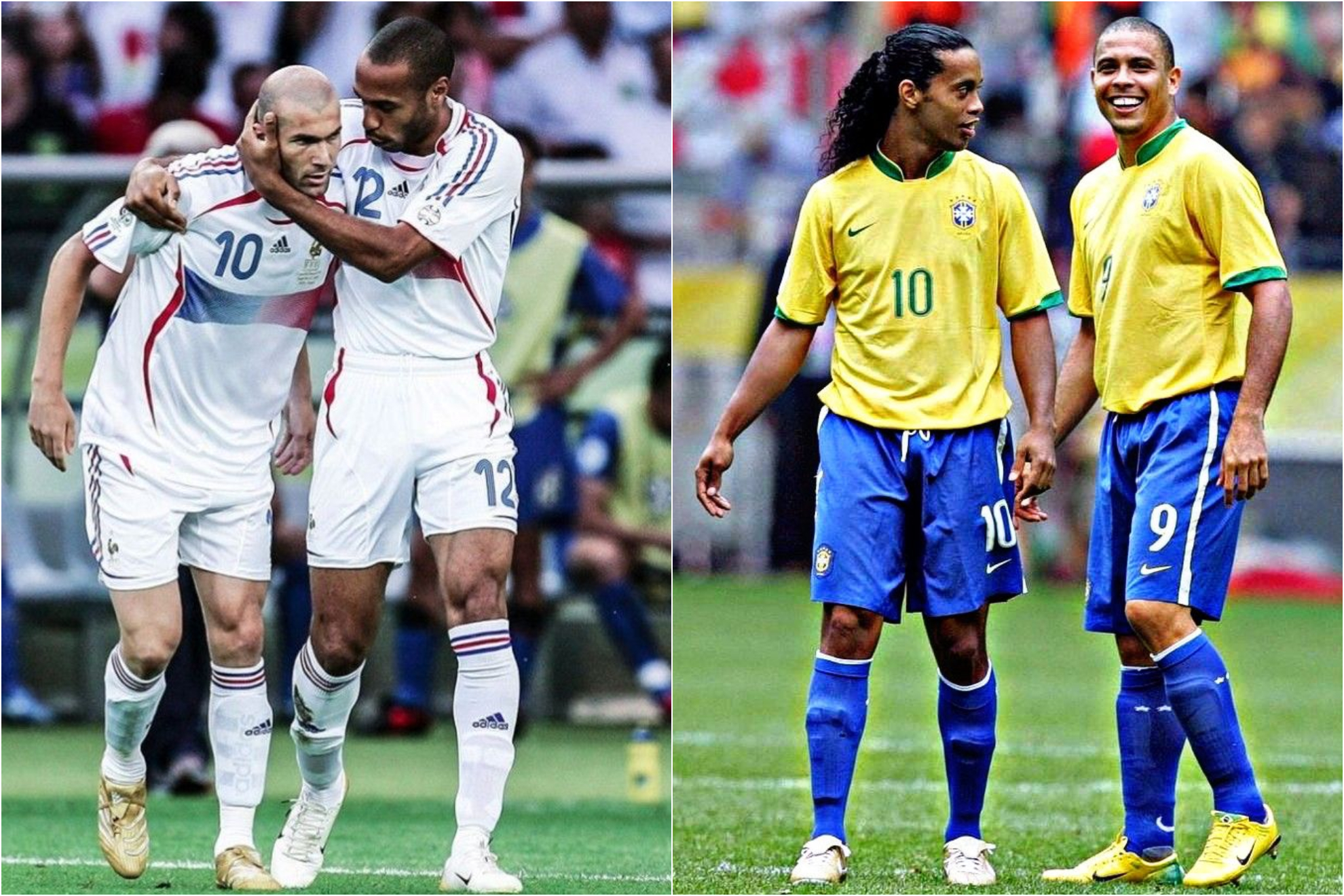 Zidane, Henry, Ronaldinho y Ronaldo