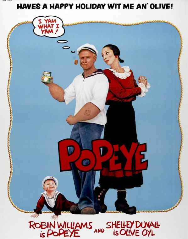 Popeye volver a los cines en formato 'live action'
