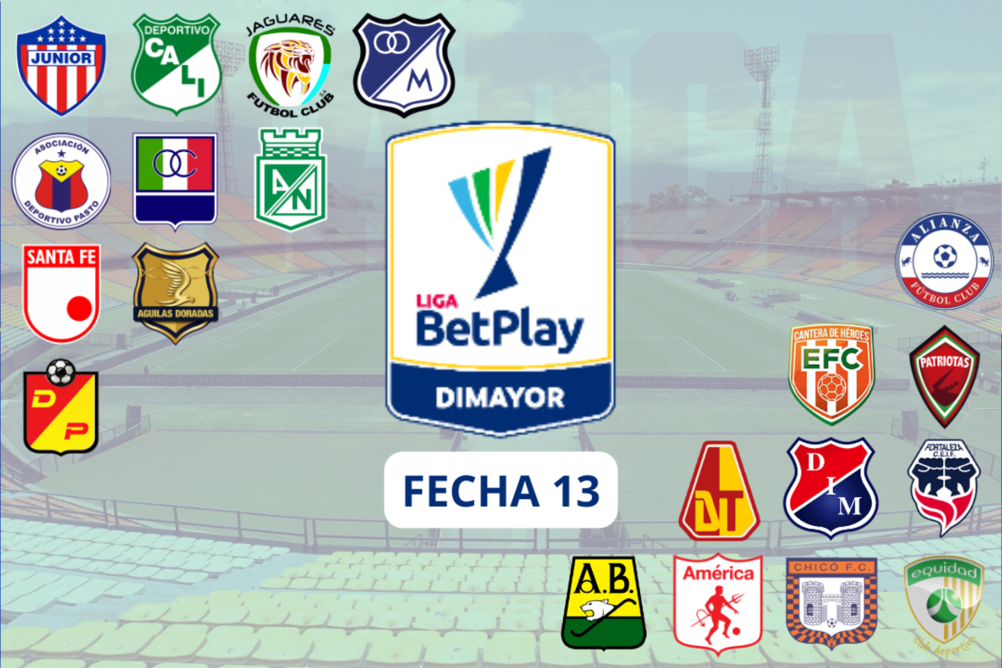 Partidos y posiciones Liga BetPlay 1-2024 - fecha 13 (Alcalda Medelln - Clubes FPC - Liga BetPlay - Marca)