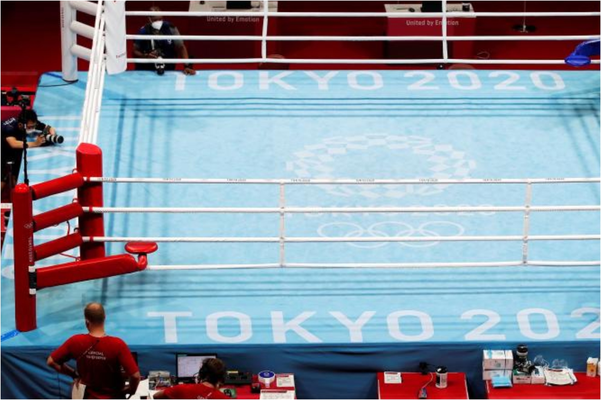 El ring que acogi el boxeo en los Juegos de Tokio.
