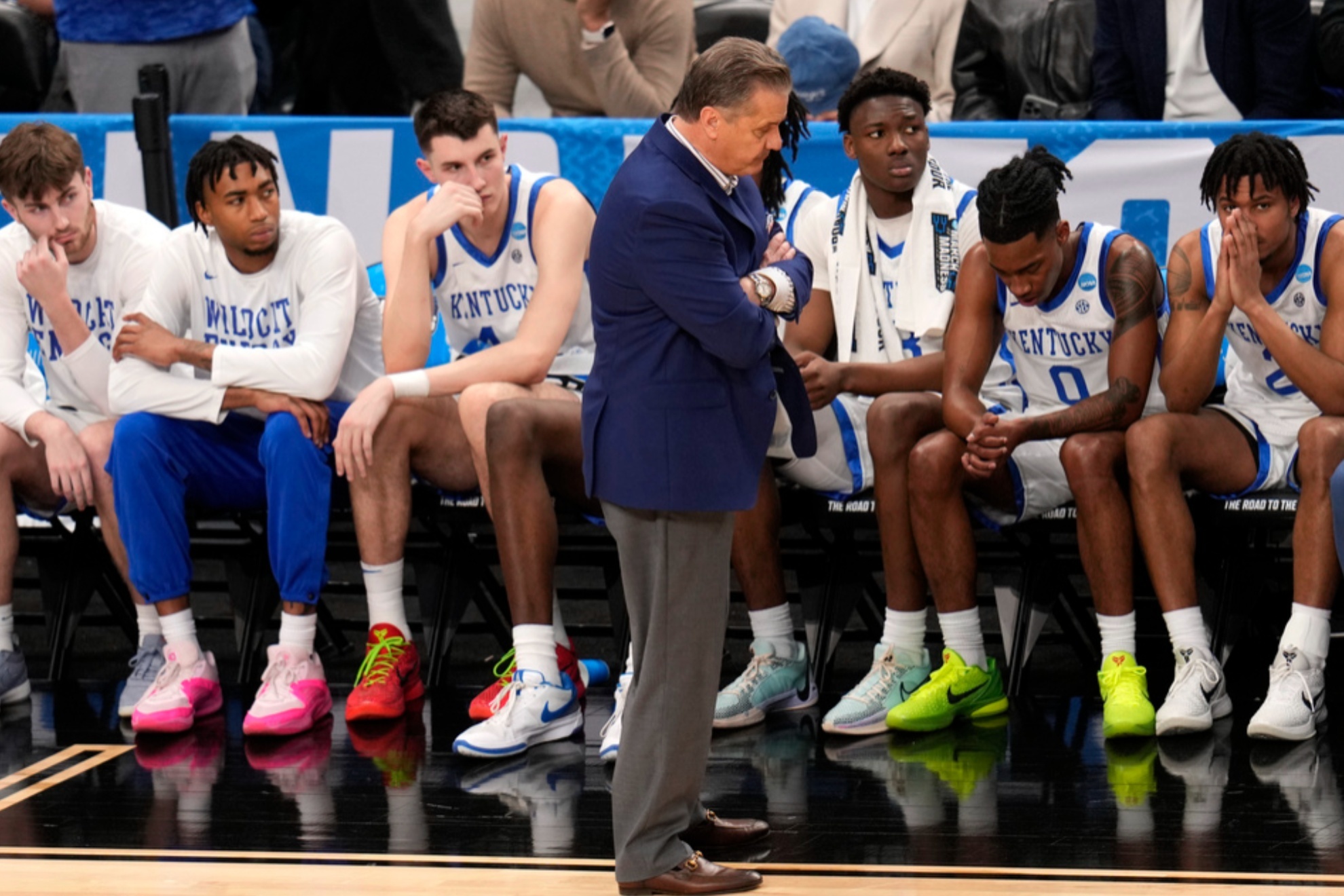 Kentucky suffered a shocking defeat in the first round of the NCAA Tournament