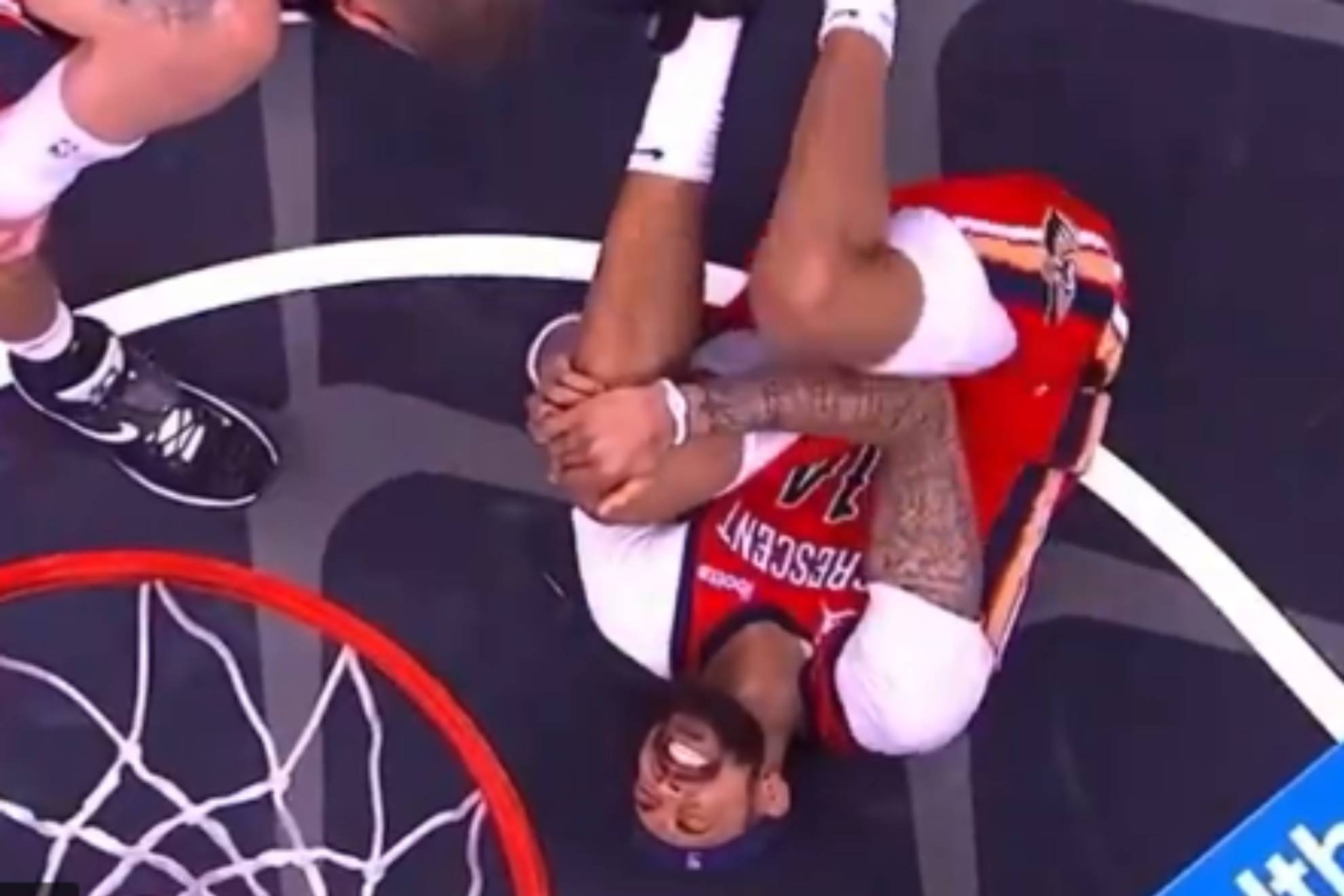 Dolorosa lesin de rodilla de Brandon Ingram que ha estremecido a la NBA