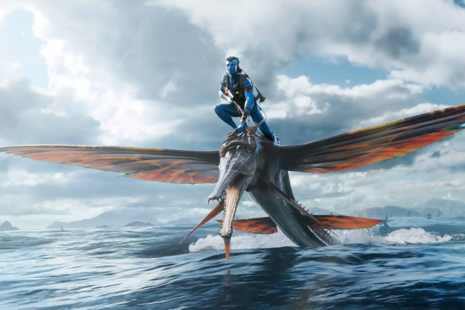 James Cameron en Avatar: el sentido del agua.