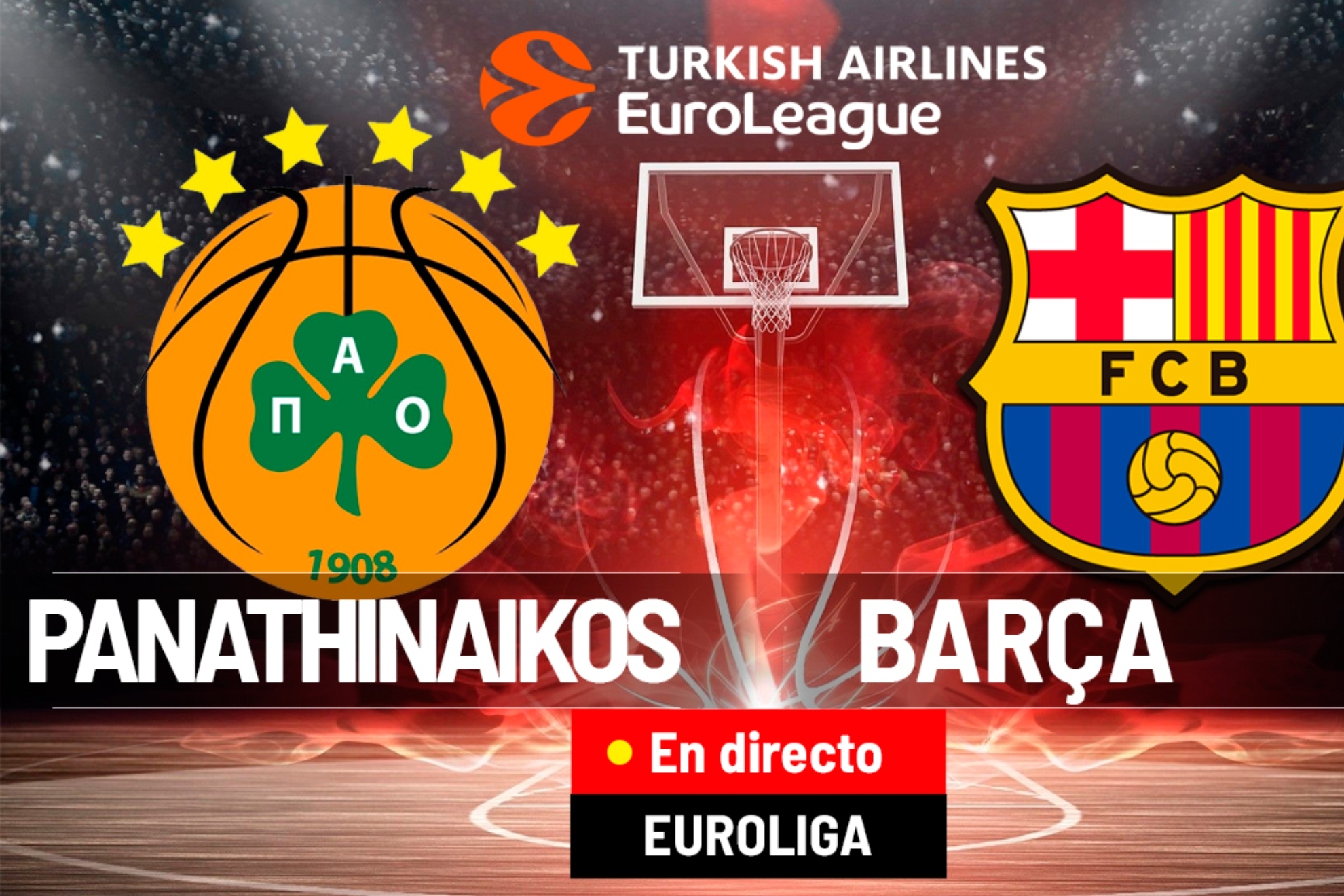 Panathinaikos - Barcelona en directo