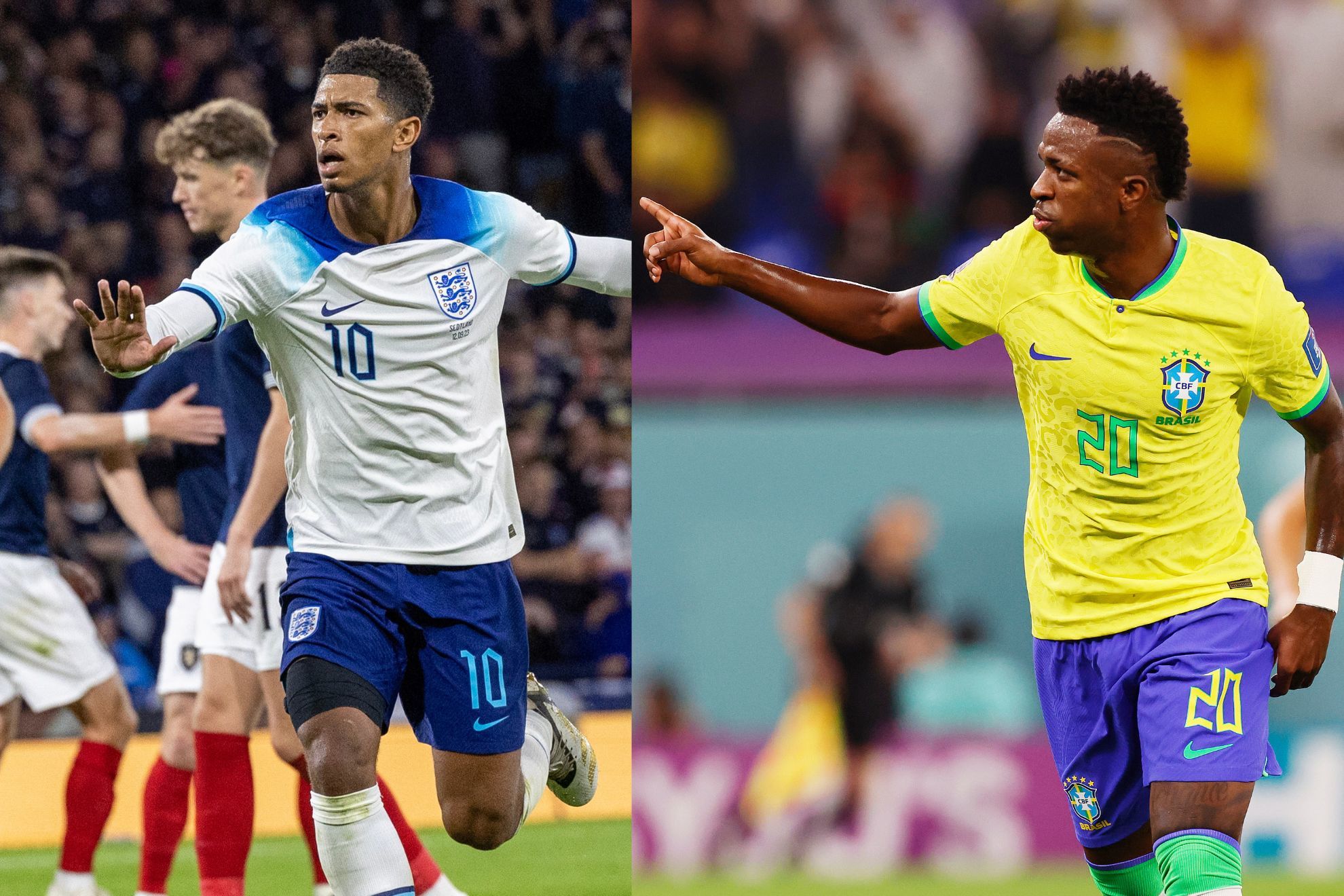 Inglaterra - Brasil: resumen, resultado y goles