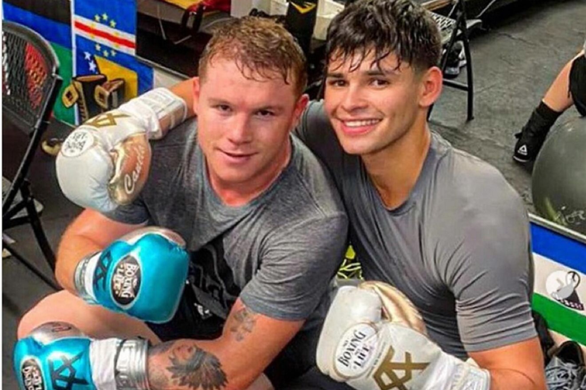 Ryan Garcia seems to have fully reconciled with Canelo Alvarez and Eddy Reynoso.
