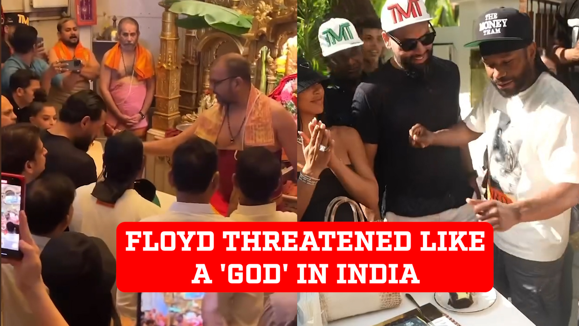 Floyd Mayweather threatened like a God in India after big business announcement