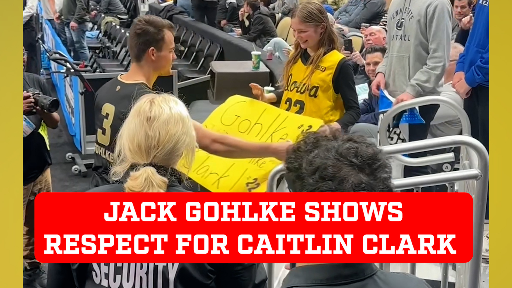 Caitlin Clark inspired Jack Gohlke, the biggest star of mens March Madness