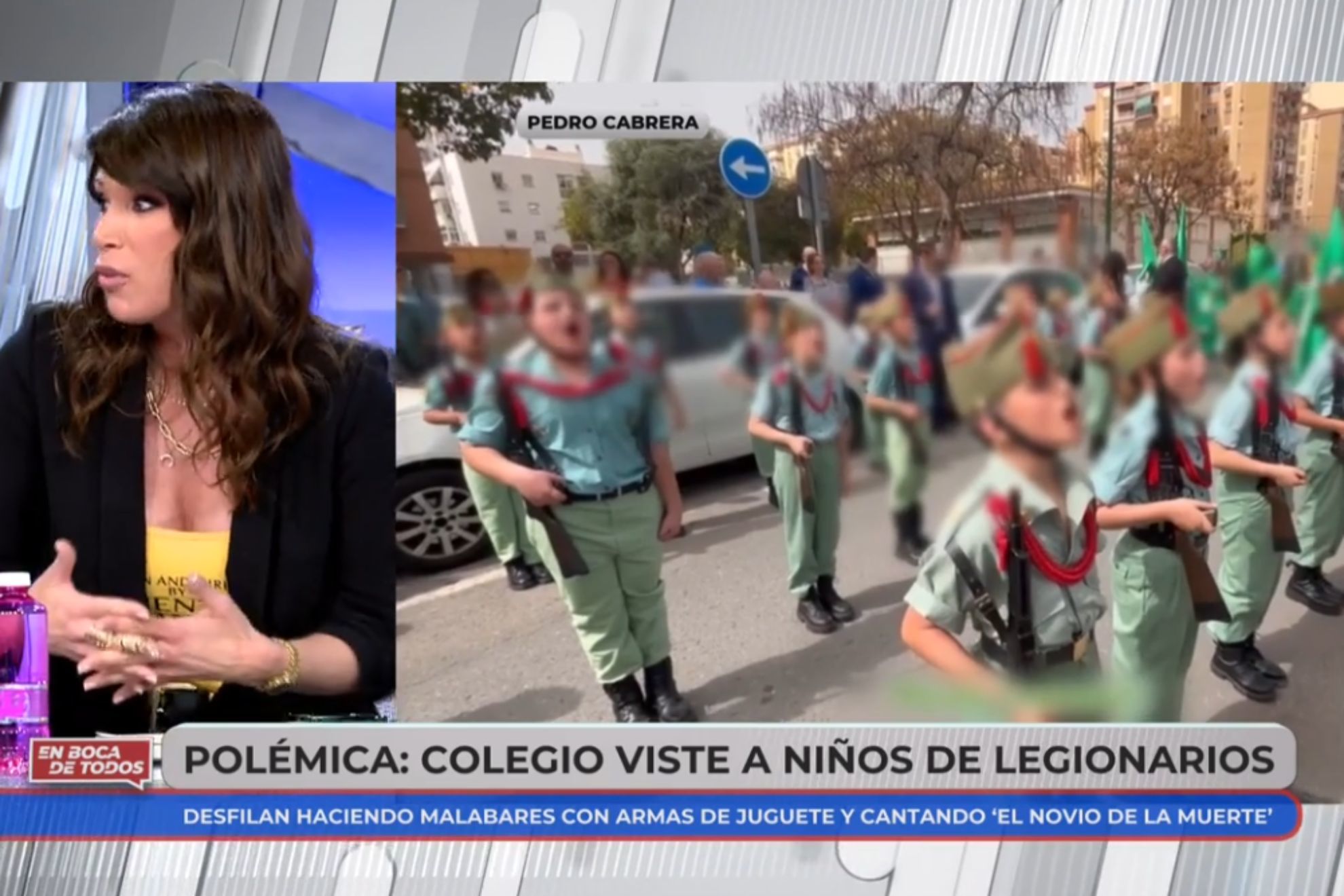Sonia Ferrer horrorizada con un desfile de nios disfrazados de Legionarios: Quiero una educacin igualitaria, pacifista y democrtica