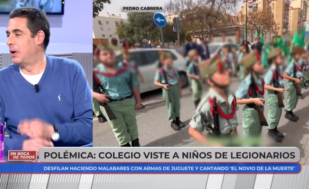 Sonia Ferrer horrorizada con un desfile de nios disfrazados de Legionarios: "Quiero una educacin igualitaria, pacifista y democrtica"