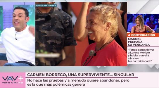 Antonio Rossi estalla contra la direccin de 'Supervivientes 2024' por el trato a Carmen Borrego: "Me parece superinjusto"