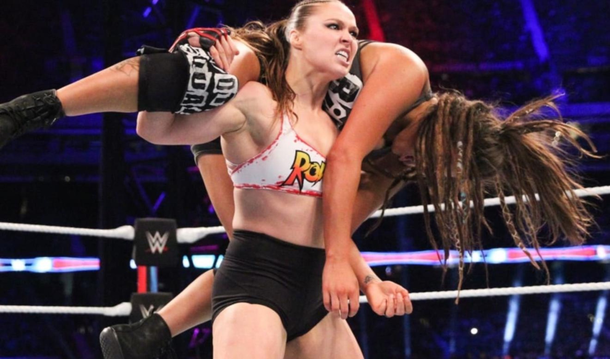 Ronda Rousey during one of her matches