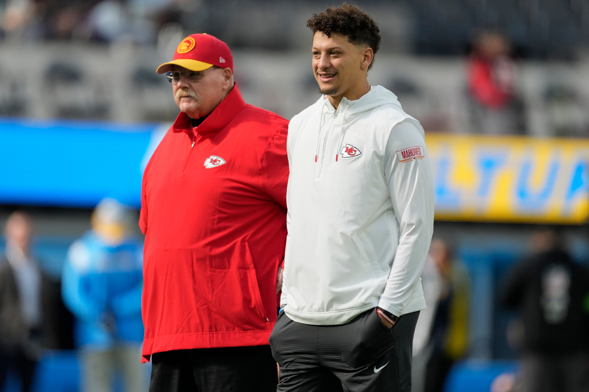 Reid and Mahomes are eyeing a third successive Super Bowl championship.