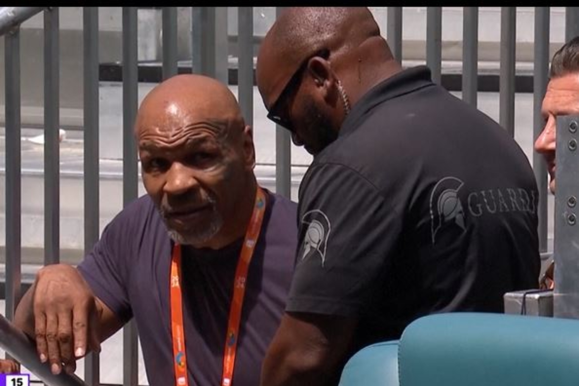 La regla del tenis de la que no se salva ni Mike Tyson: Detenido por un miembro de seguridad