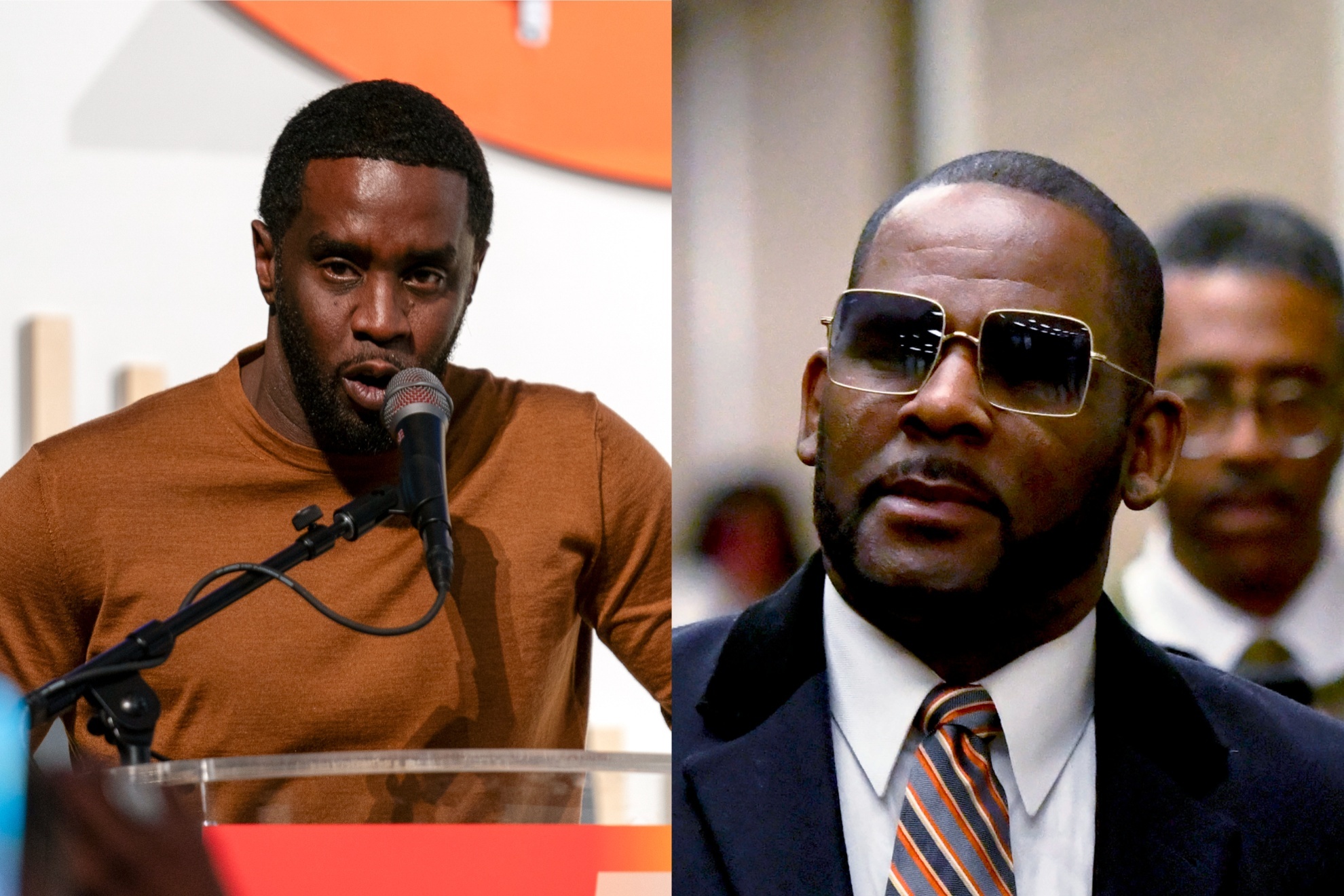 Mashup image of P. Diddy and R. Kelly