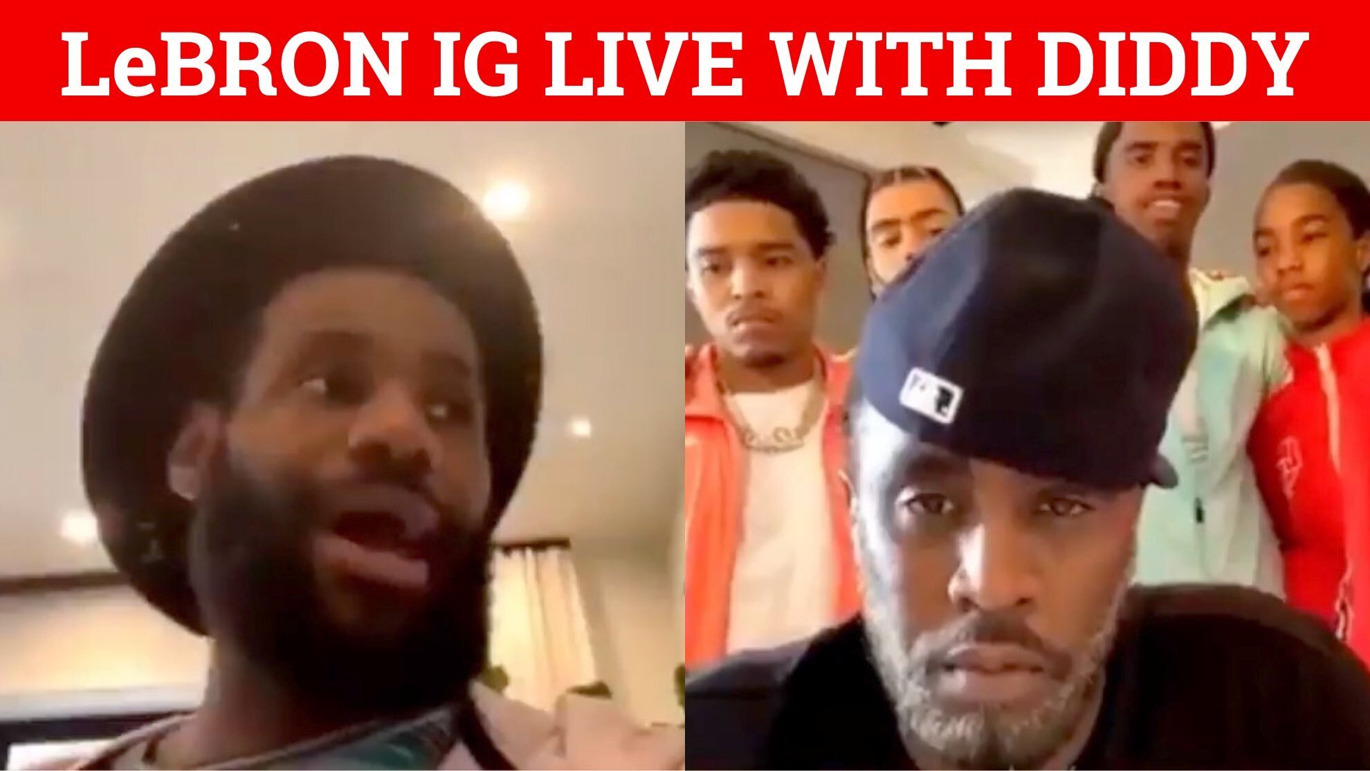 LeBron James controversial remark on Instagram live with Diddy comes to light