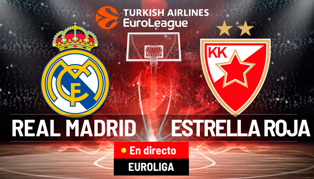 Real Madrid - Estrella Roja: resumen, resultado y estadsticas del partido de Euroliga